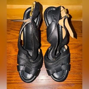 Authentic Chloe Platform Wedges 38
